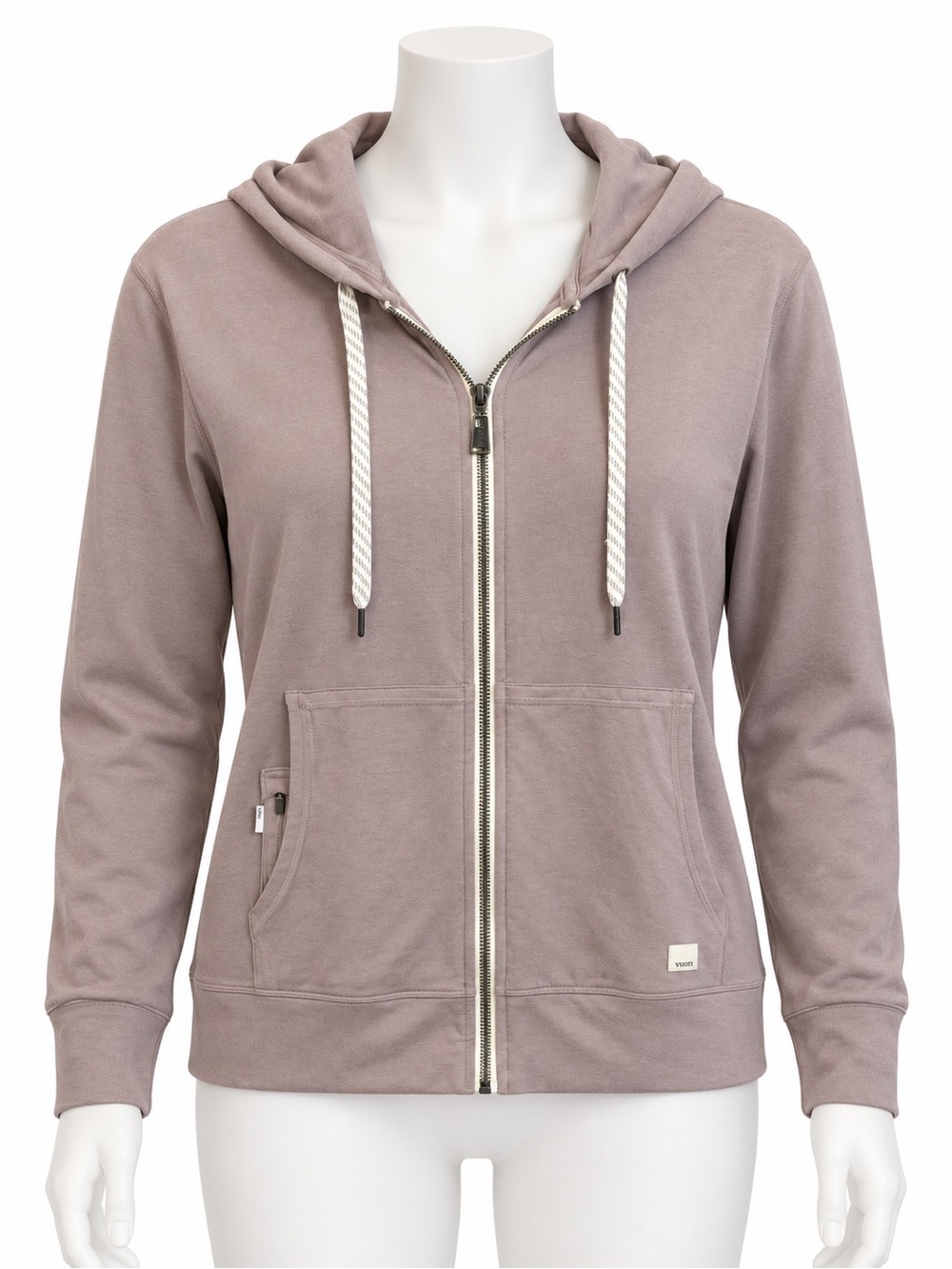 Vuori Halo Performance Zip Hoodie Women's Dusk Heather M L